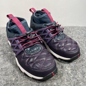 The North Face Thermoball HC Sneaker Shoes Women's 6.5 Dark Purple Navy Magenta